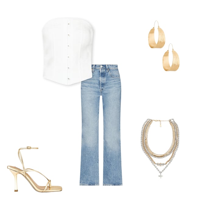 1st bundle featuring 4 items which compliment Jordyn Corset Top