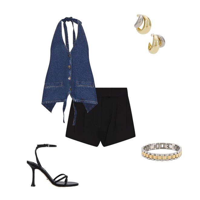 3rd bundle featuring 4 items which compliment Hills Halter Top