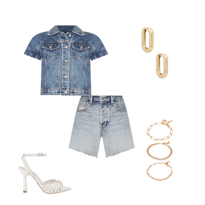 4th bundle featuring 4 items which compliment Magda Cap Sleeve Top