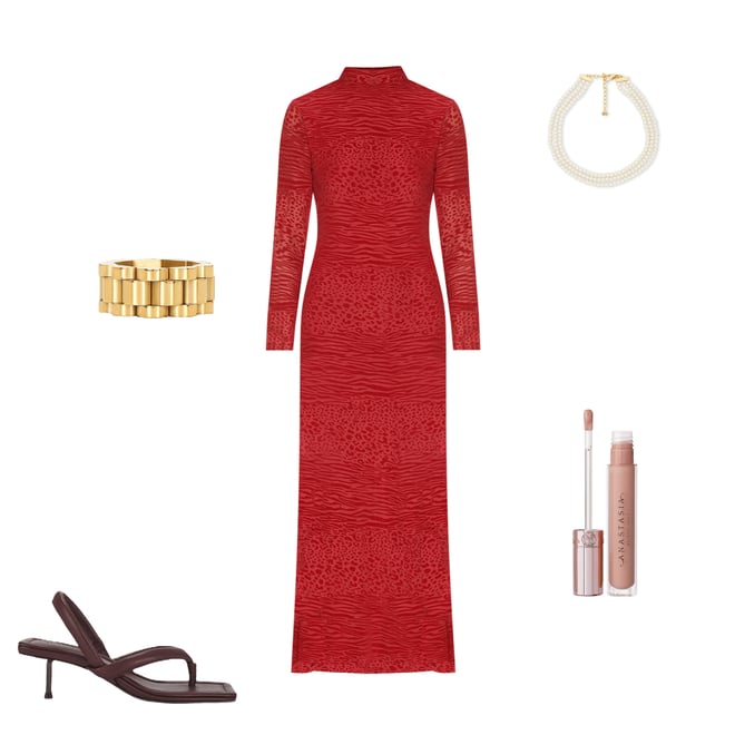 1st bundle featuring 4 items which compliment Reya Maxi Dress