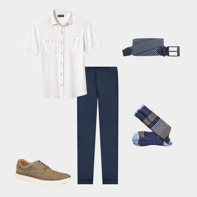 2nd bundle featuring 4 items which compliment First In Comfort Heather Stripe Socks