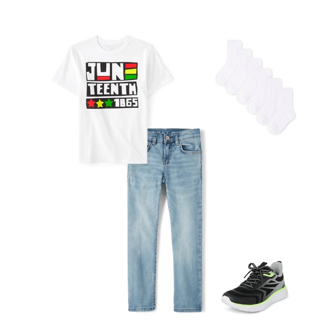 6th bundle featuring 3 items which compliment Boys Straight Jeans