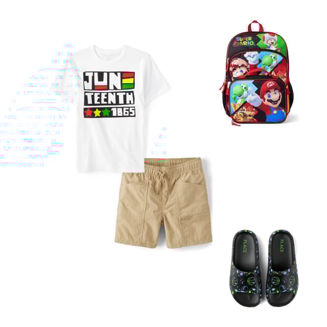 8th bundle featuring 3 items which compliment Boys Quick Dry Cargo Shorts
