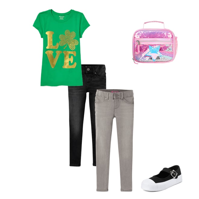 7th bundle featuring 3 items which compliment Girls Rainbow Sequin Shakey Star Lunchbox