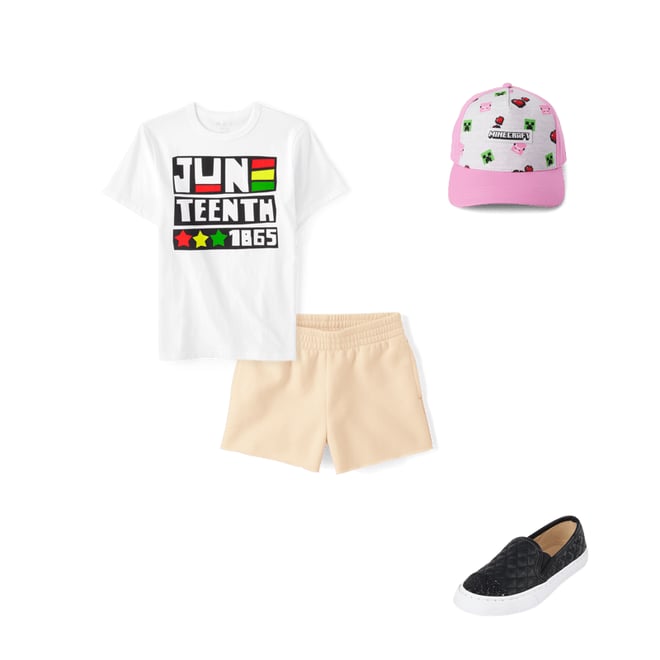 3rd bundle featuring 3 items which compliment Kids Matching Family Juneteenth Graphic Tee