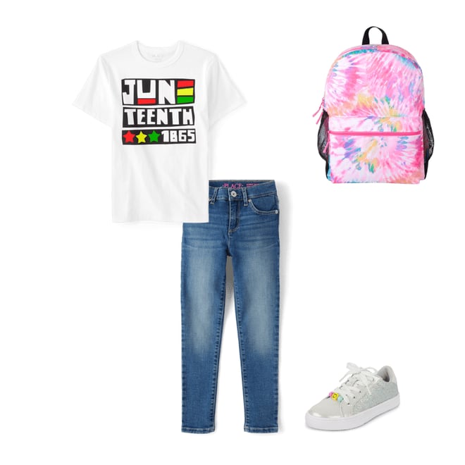 4th bundle featuring 3 items which compliment Kids Matching Family Juneteenth Graphic Tee