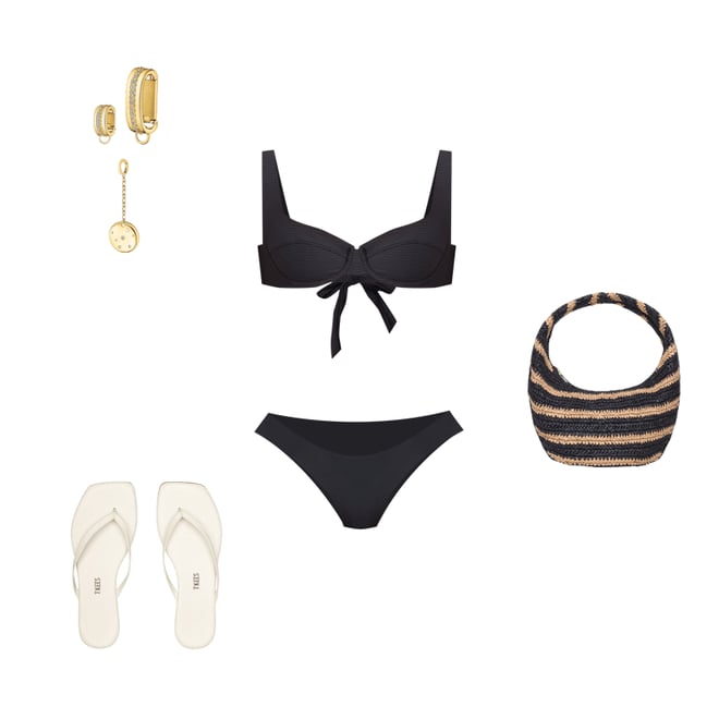 Product | Eco Chic Repreve® Nikita Bikini Top - Black
