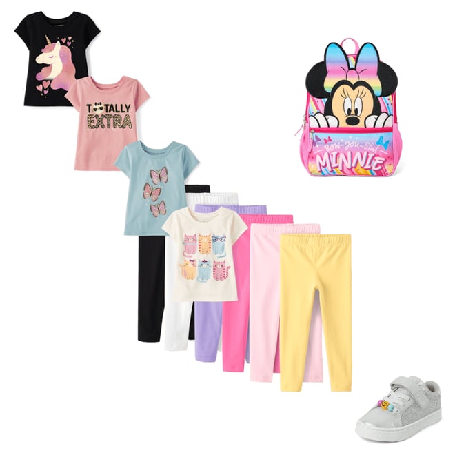 7th bundle featuring 3 items which compliment Toddler Girls Minnie Mouse Backpack