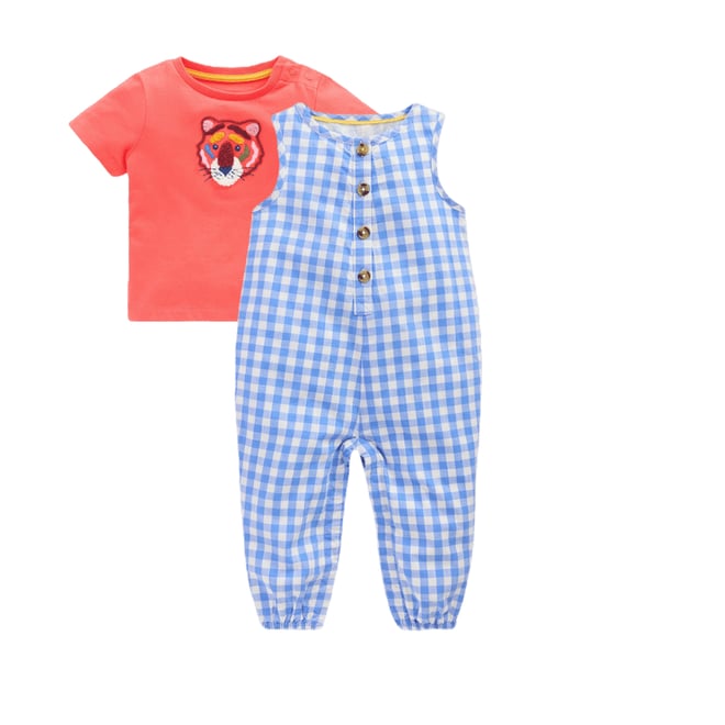 1st bundle featuring 1 items which compliment Woven Romper-Blue Gingham