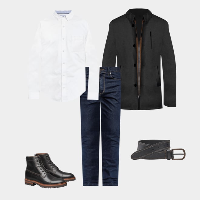 4th bundle featuring 4 items which compliment Dudley Lug Cap Toe Boot