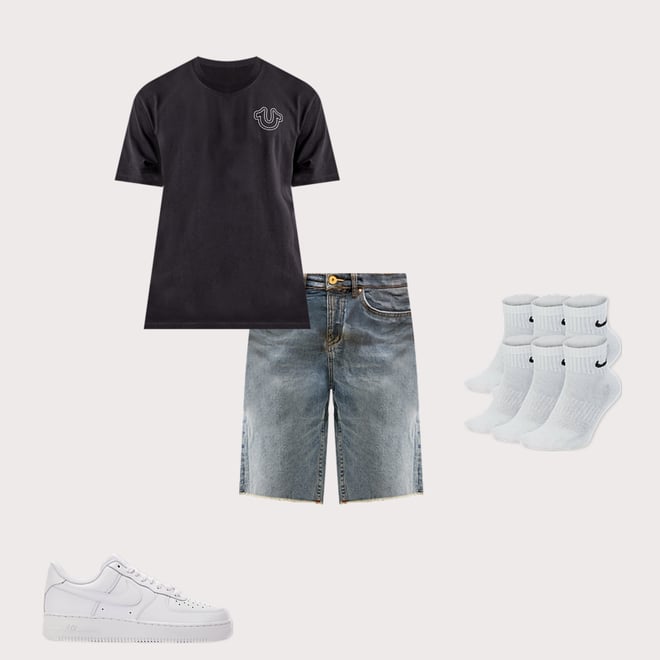 True Religion Vinny Denim Shorts