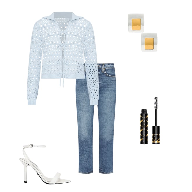 2nd bundle featuring 4 items which compliment Tie String Cardigan