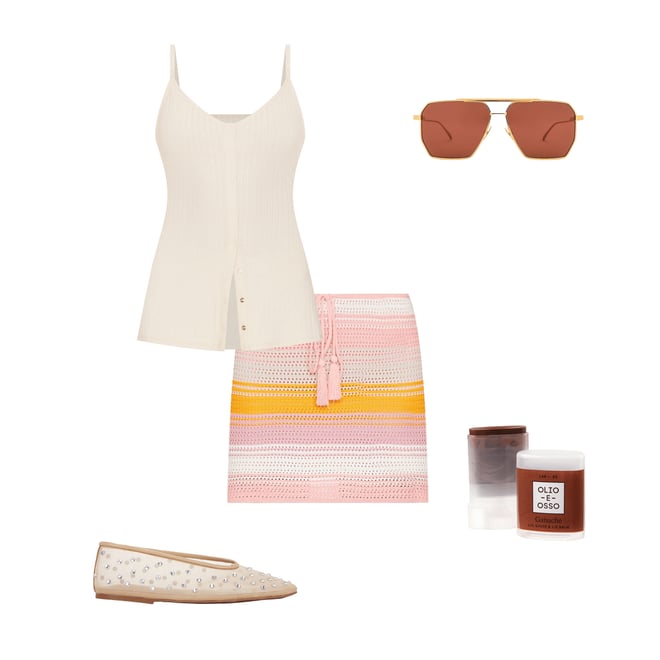 3rd bundle featuring 4 items which compliment Light Ribbon Pilot Sunglasses