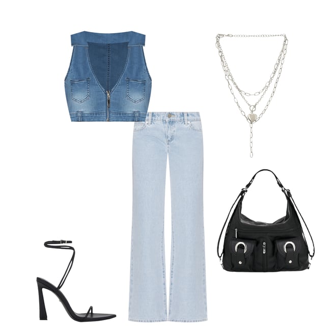 2nd bundle featuring 4 items which compliment Brit Crop Top