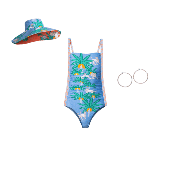 Buy JW X PAOLITA MARILYN RUCHED ONE PIECE | Johnny Was