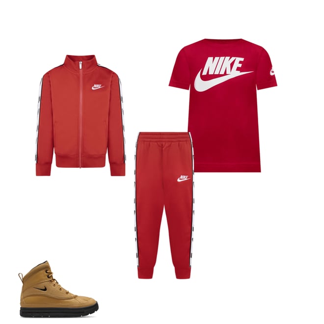 Hoodie Ensemble Nike Homme Rouge Nike Full-Zip Set With Logo