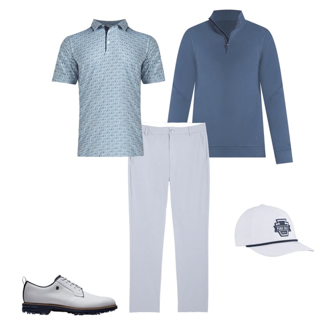 FootJoy Dryjoys Premiere Series Field Golf Shoes White/Navy