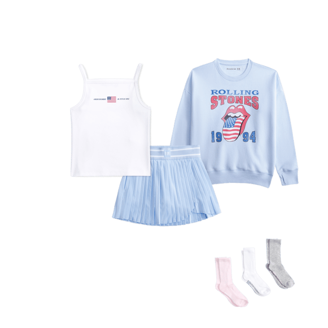 ypb pleated skort