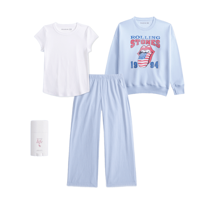 baggy poplin pull-on pants