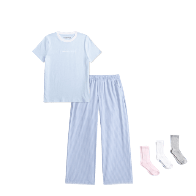 baggy poplin pull-on pants