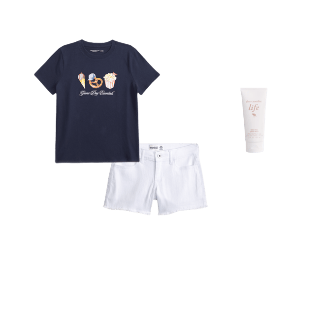 oversized snacks graphic tee
