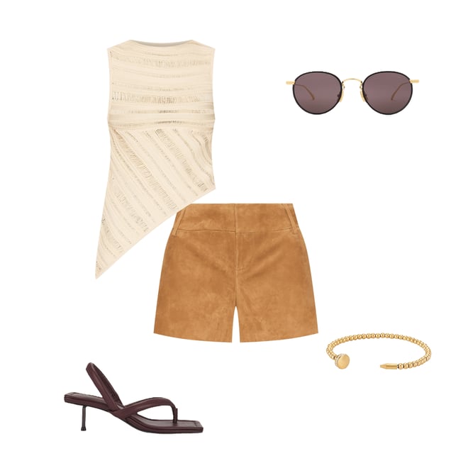 1st bundle featuring 4 items which compliment Cady Suede Short