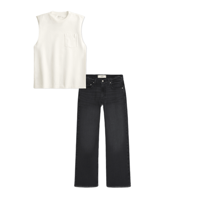Washed Black Relaxed Boot Jeans