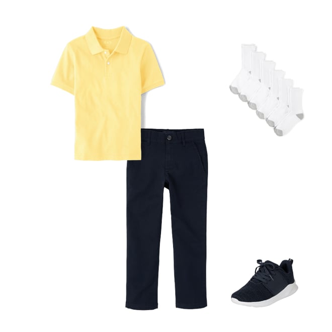 1st bundle featuring 3 items which compliment Boys Uniform Stretch Skinny Chino Pants