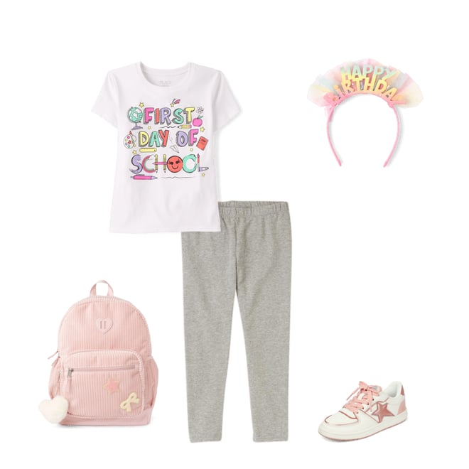 2nd bundle featuring 4 items which compliment Girls Bow Corduroy Backpack