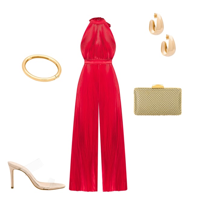 2nd bundle featuring 4 items which compliment Cinema Low Back Jumpsuit
