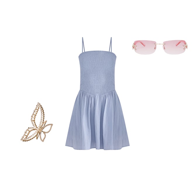 Solid Strapless V-Waist Mini Dress