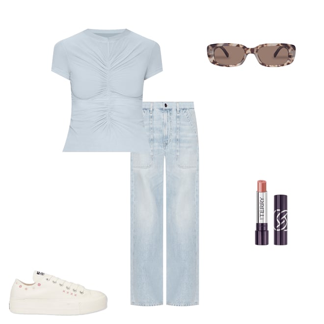 2nd bundle featuring 4 items which compliment Mesh Gathering Baby Tee