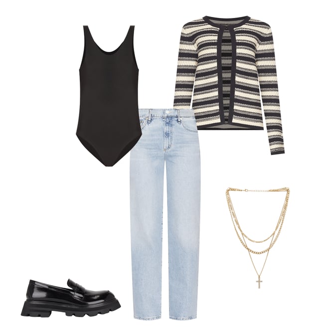 2nd bundle featuring 4 items which compliment Butter Tank Bodysuit