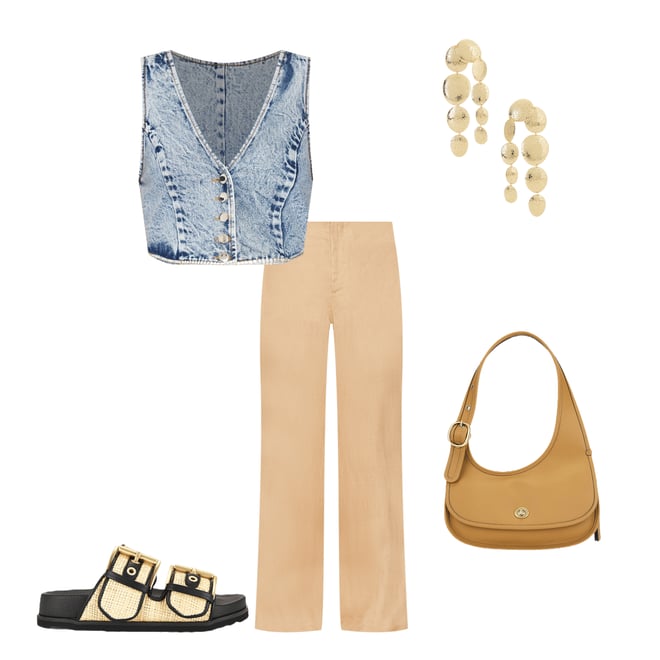 2nd bundle featuring 4 items which compliment Balia Hipster Linen Pant