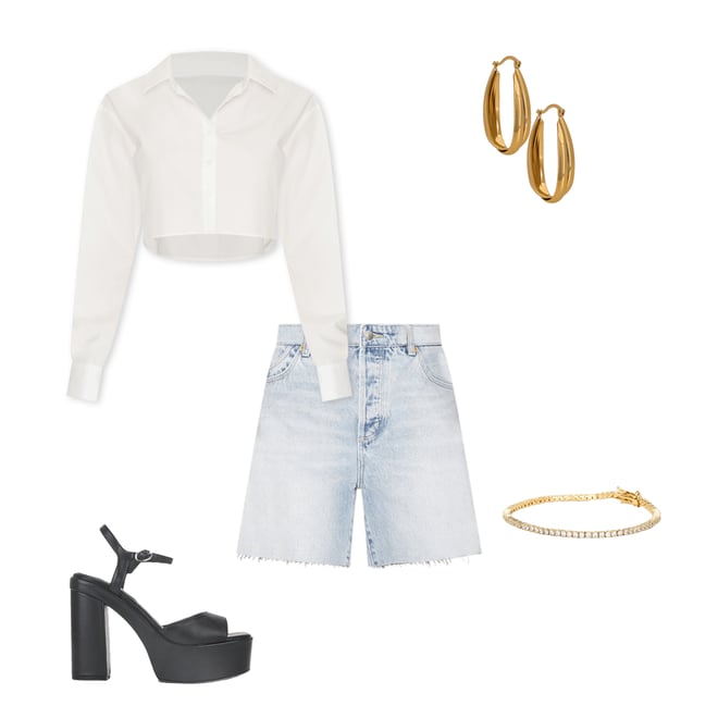 1st bundle featuring 4 items which compliment Roma Button Up Top