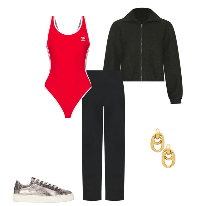 3rd bundle featuring 4 items which compliment Easy Cropped Wide Leg Pant