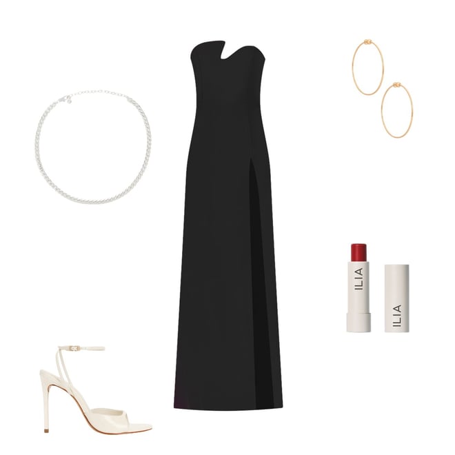 amanda uprichard puzzle dress black English Factory