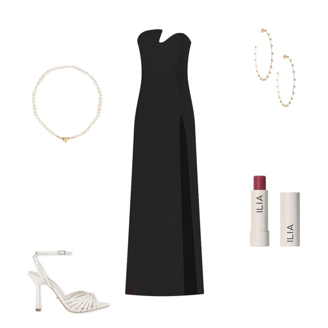 3rd bundle featuring 4 items which compliment X Revolve Strapless Puzzle Gown