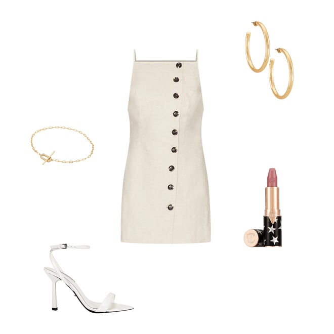 1st bundle featuring 4 items which compliment Allegra Linen Mini Dress