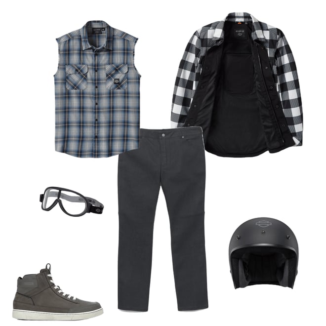 Men's H-D Mesh Operative Riding Shirt Jacket | Harley