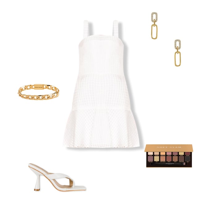 Amanda Uprichard Annalise Dress in White | REVOLVE
