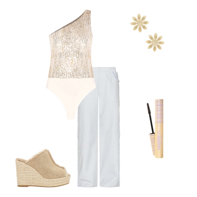 1st bundle featuring 4 items which compliment Remi One Shoulder Bodysuit