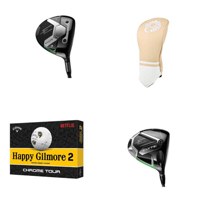Callaway 2025 Chrome Tour Happy Gilmore 2 Truvis Golf Balls | Golf