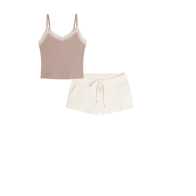 Gilly Hicks Waffle Lace Cami