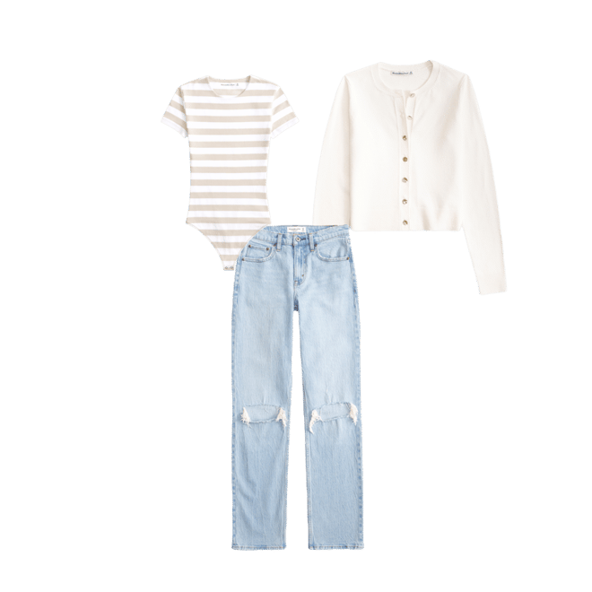 Mid Rise 90s Straight Jean