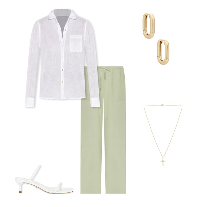 2nd bundle featuring 4 items which compliment Ellis Gauze Button Down