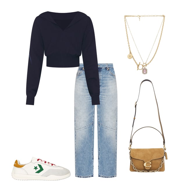 1st bundle featuring 4 items which compliment Jane Barrel Jeans
