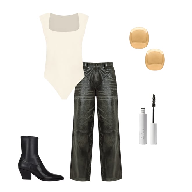 1st bundle featuring 4 items which compliment Neoprene Cap Sleeve Bodysuit