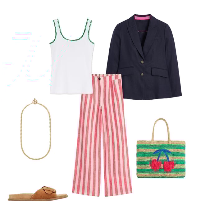 5th bundle featuring 5 items which compliment Dulwich Linen Trousers