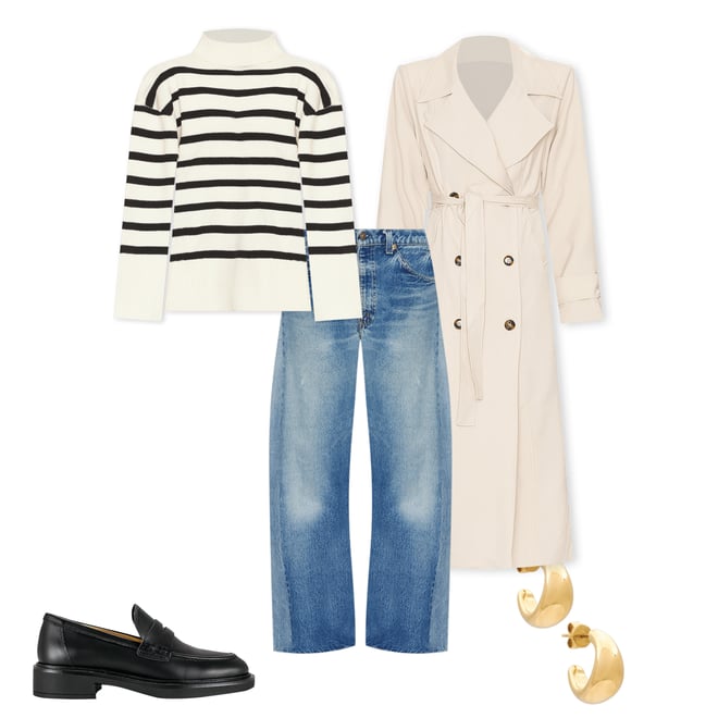 1st bundle featuring 4 items which compliment Myka Trench Coat